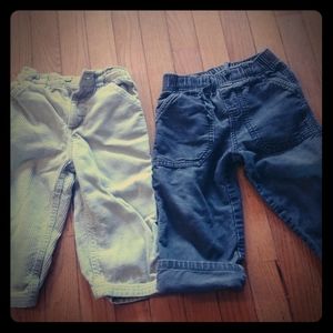 2T boy fall and winter pants with 2t-4t winter hat